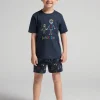 Pijama Corto Niño de Algodón Super Dad