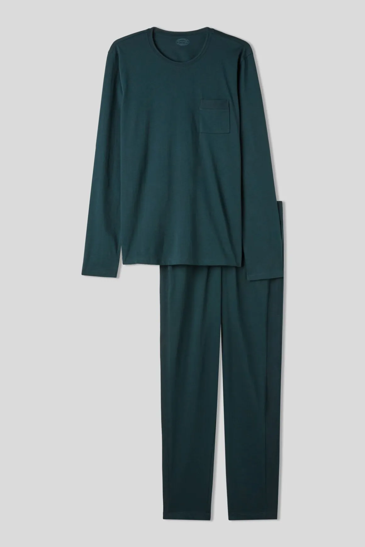 Pijama de Hombre de Algodón Superior Largo