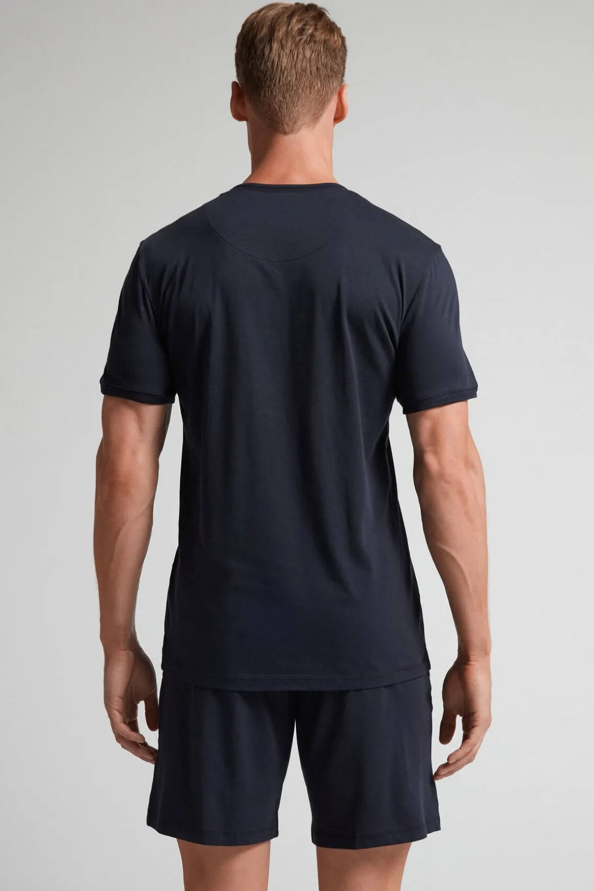 Pijama verano hombre en algodón superior