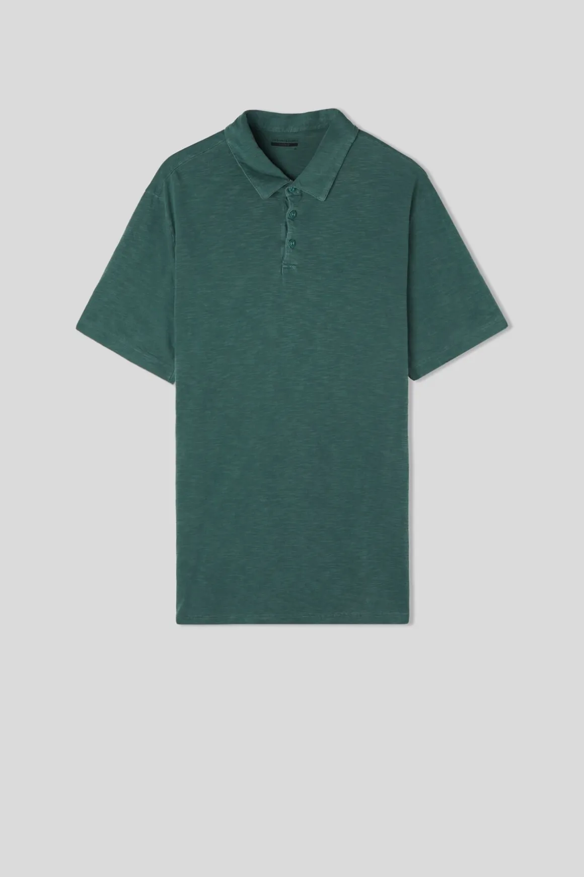 Polo de Manga Corta de Algodón Jaspeado Washed Collection