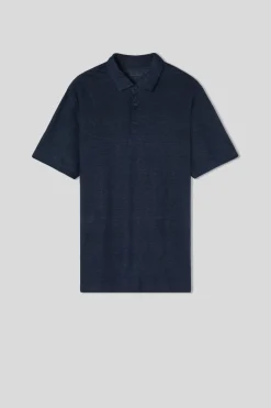 Polo de Manga Corta de Lino