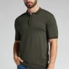 Polo de Manga Corta de Punto de Algodón