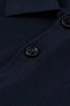 Polo de Manga Corta de Punto de Algodón
