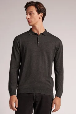 Polo de Manga Larga de Punto