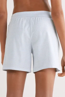 Shorts de Algodón a Rayas Morning Portofino