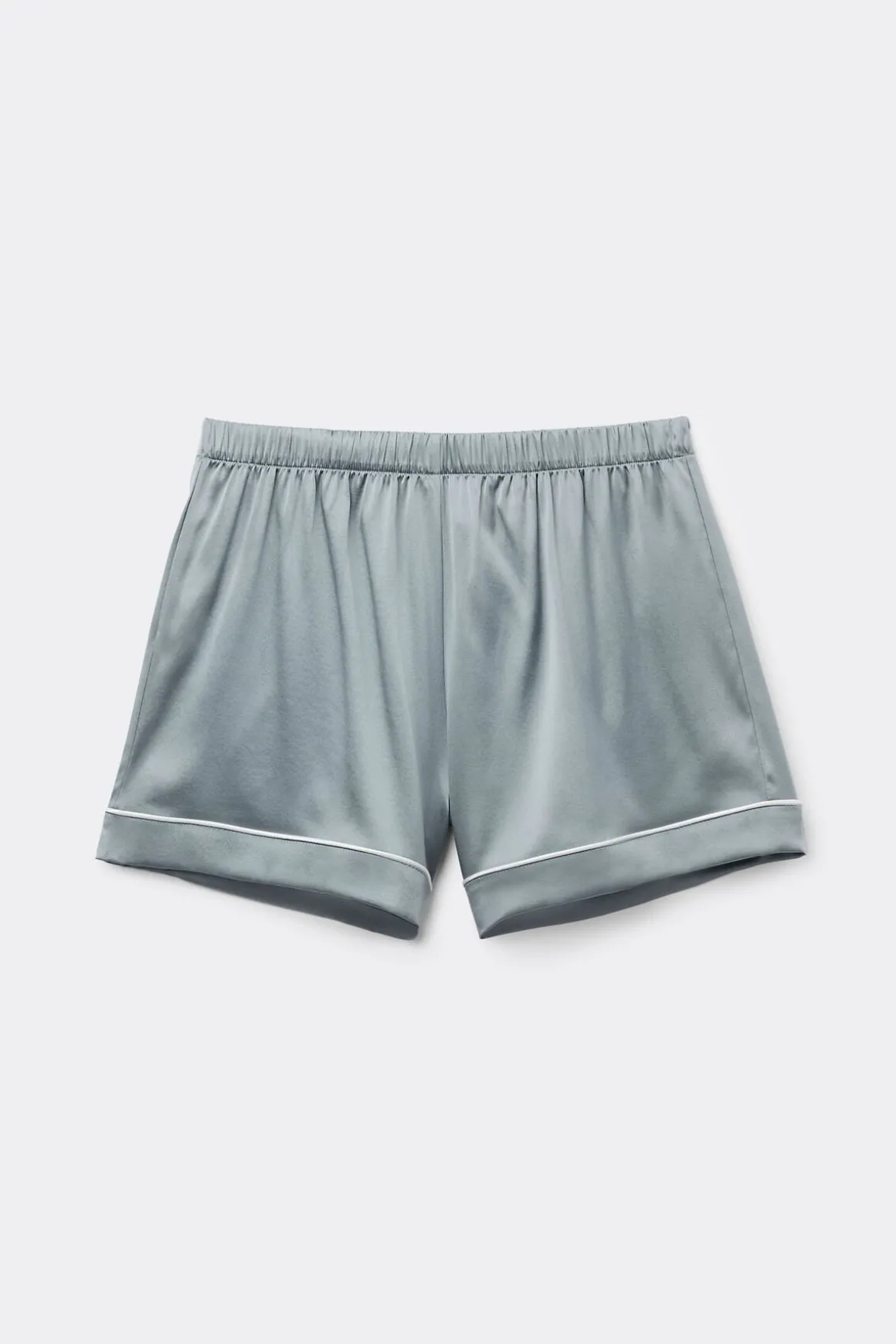 Shorts de Seda con Ribete