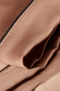Shorts de Seda con Ribete