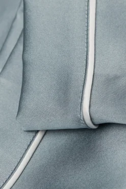 Shorts de Seda con Ribete
