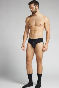 Slip Algodón Superior Estampado Mariquitas