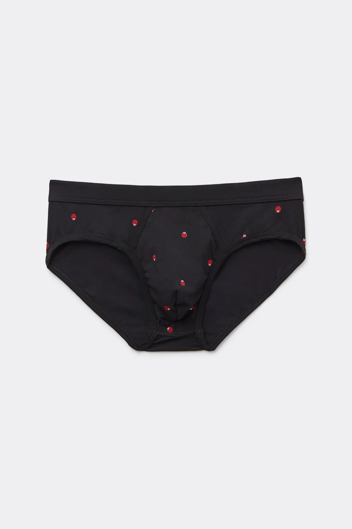 Slip Algodón Superior Estampado Mariquitas