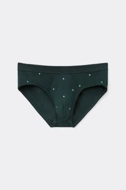 Slip Algodón Superior Estampado Tréboles de Cuatro Hojas