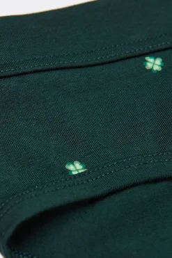 Slip Algodón Superior Estampado Tréboles de Cuatro Hojas