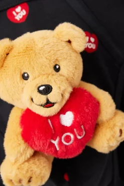 Slip Algodón Superior Peluche I Love You