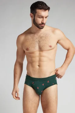 Slip de Algodón Natural Fresh Estampado EscÚter