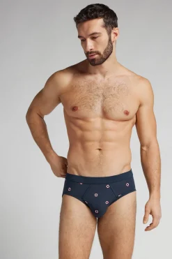 Slip de Algodón Natural Fresh Estampado Flotadores