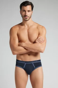 Slip de Hombre de Algodón Superior con Logotipo
