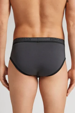 Slip de Hombre de Algodón Superior con Logotipo