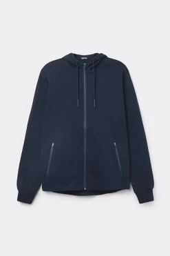 Sudadera de Algodón con Cremallera