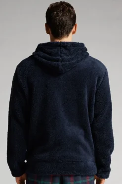 Sudadera Efecto Peluche con Cremallera
