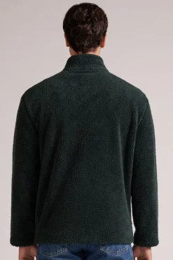 Sudadera Efecto Peluche con Cremallera