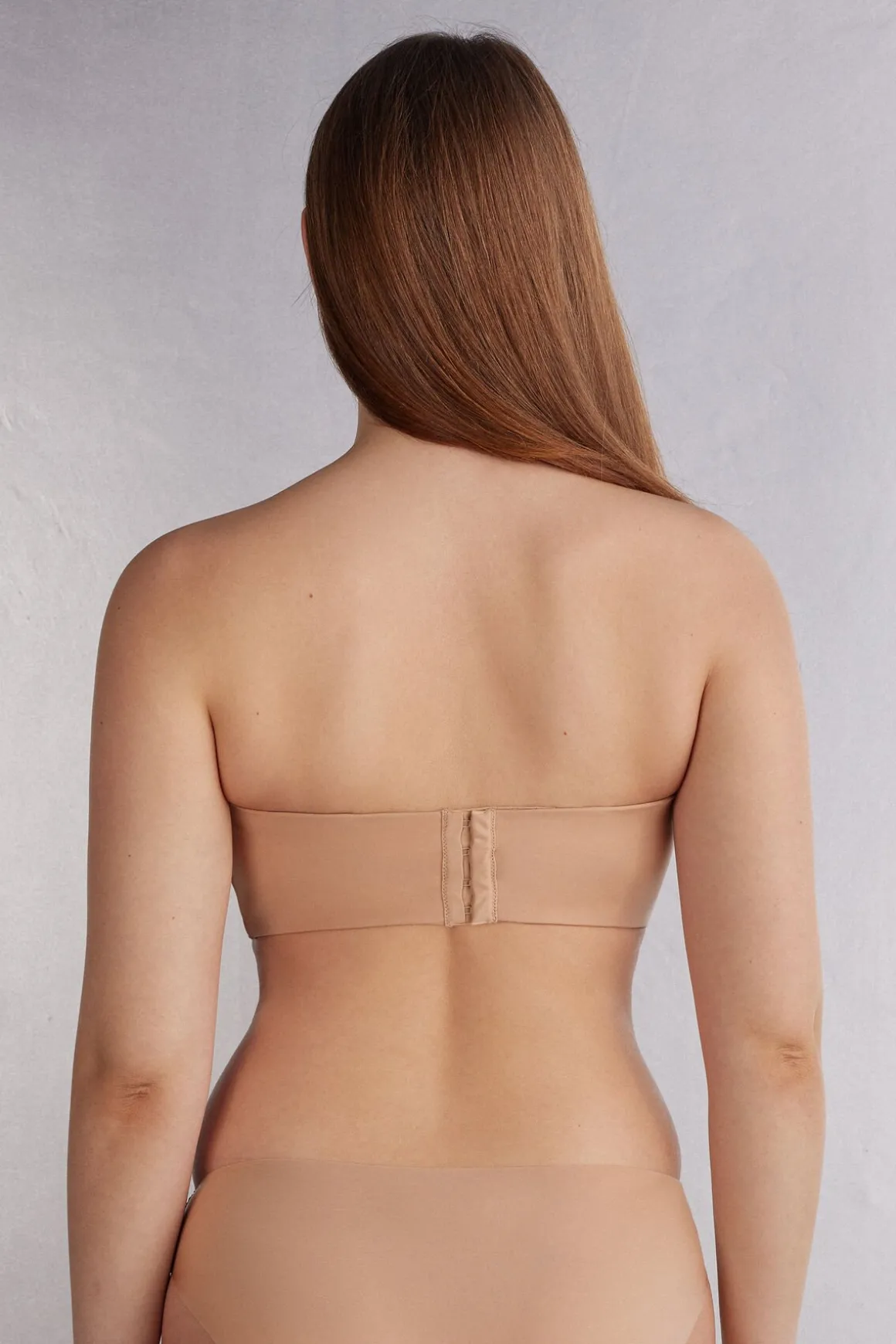 Sujetador Balconette Bandeau Diletta de Microfibra Ultralight