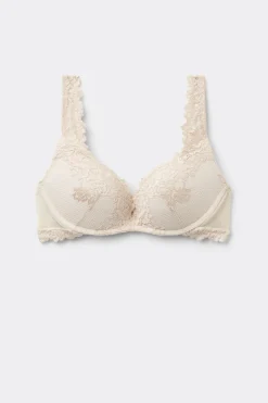 Sujetador Super Push-Up de Encaje Balconette Gioia Pretty Flowers