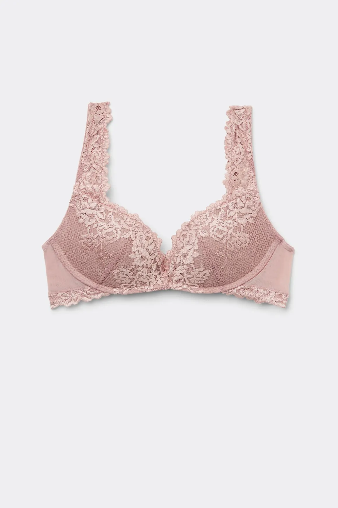 Sujetador Super Push-Up de Encaje Balconette Gioia Pretty Flowers