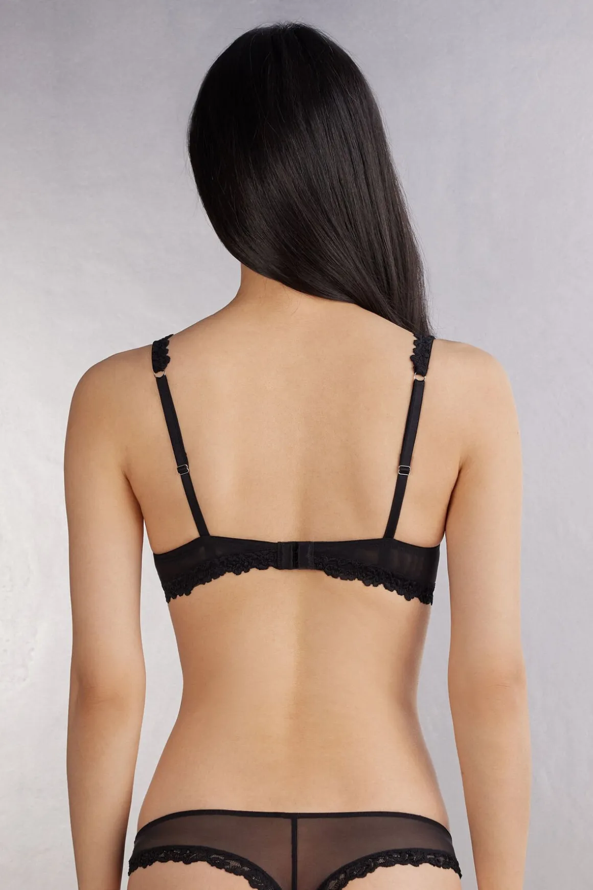 Sujetador Super Push-Up de Encaje Balconette Gioia Pretty Flowers