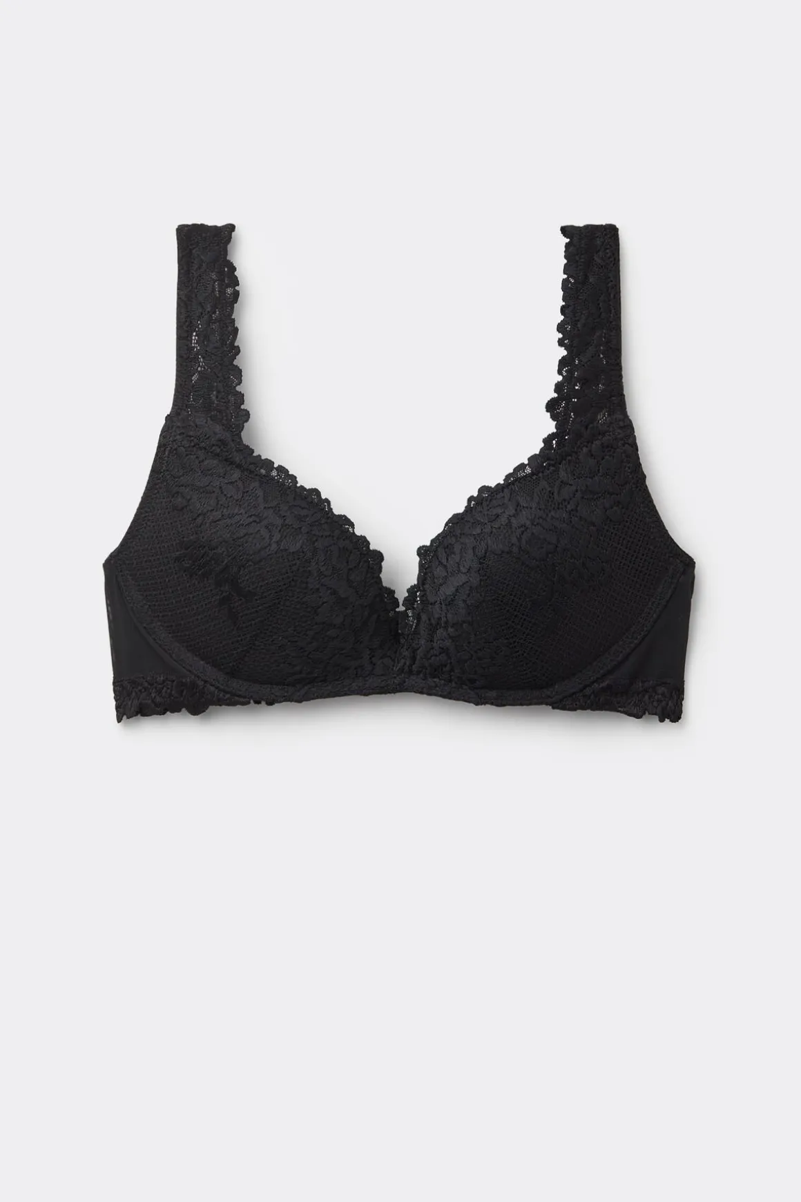 Sujetador Super Push-Up de Encaje Balconette Gioia Pretty Flowers