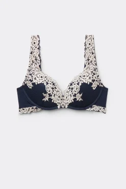 Sujetador Super Push-Up de Encaje Balconette Gioia Pretty Flowers