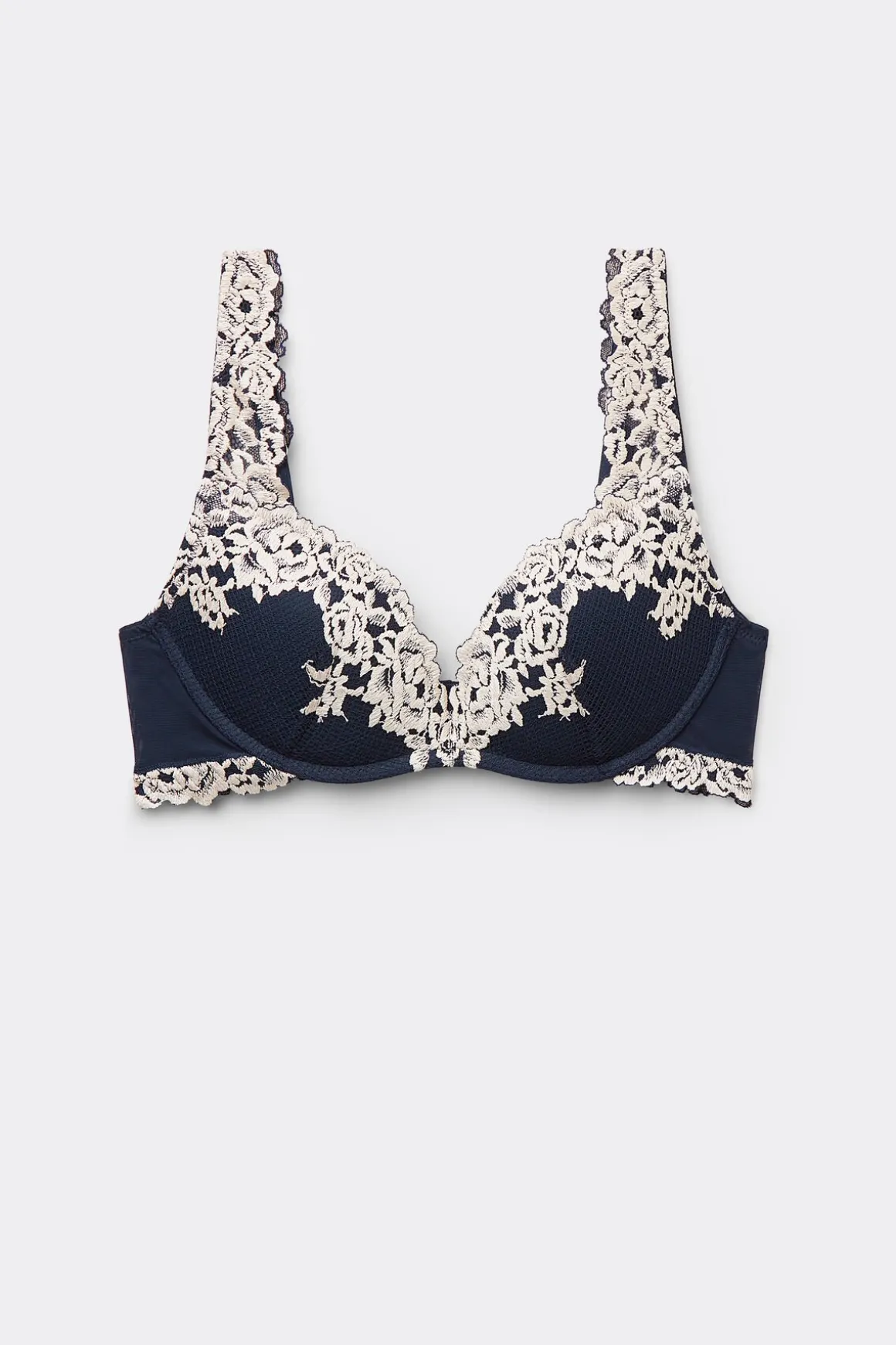 Sujetador Super Push-Up de Encaje Balconette Gioia Pretty Flowers