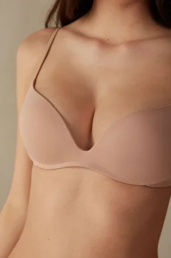 Sujetador Super Push-Up Gioia de Microfibra en Copa C-D