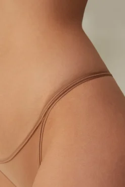 Tanga con Tira Lateral de Microfibra Ultraligera