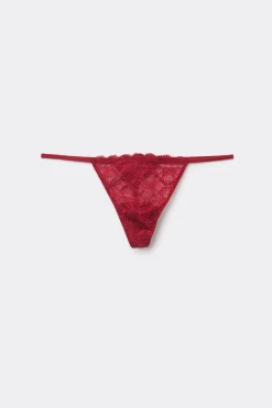 Tanga de Hilo con Encaje
