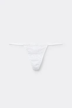 Tanga de Tira Lateral de Encaje