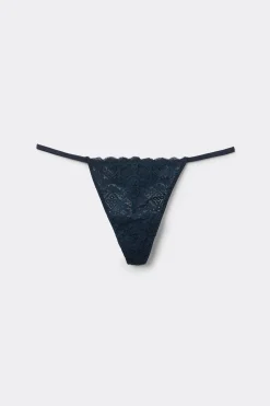 Tanga de Tira Lateral de Encaje
