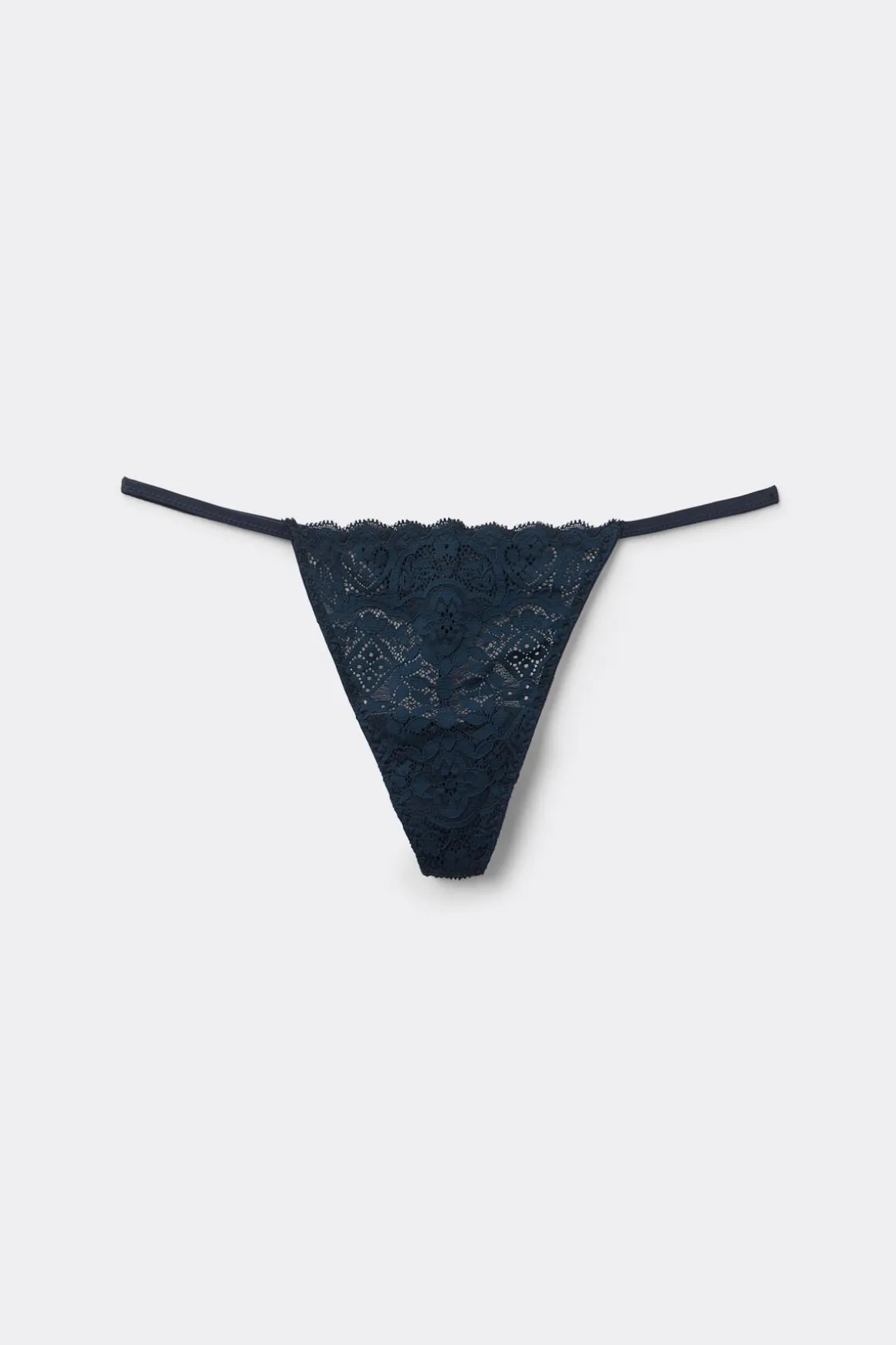 Tanga de Tira Lateral de Encaje