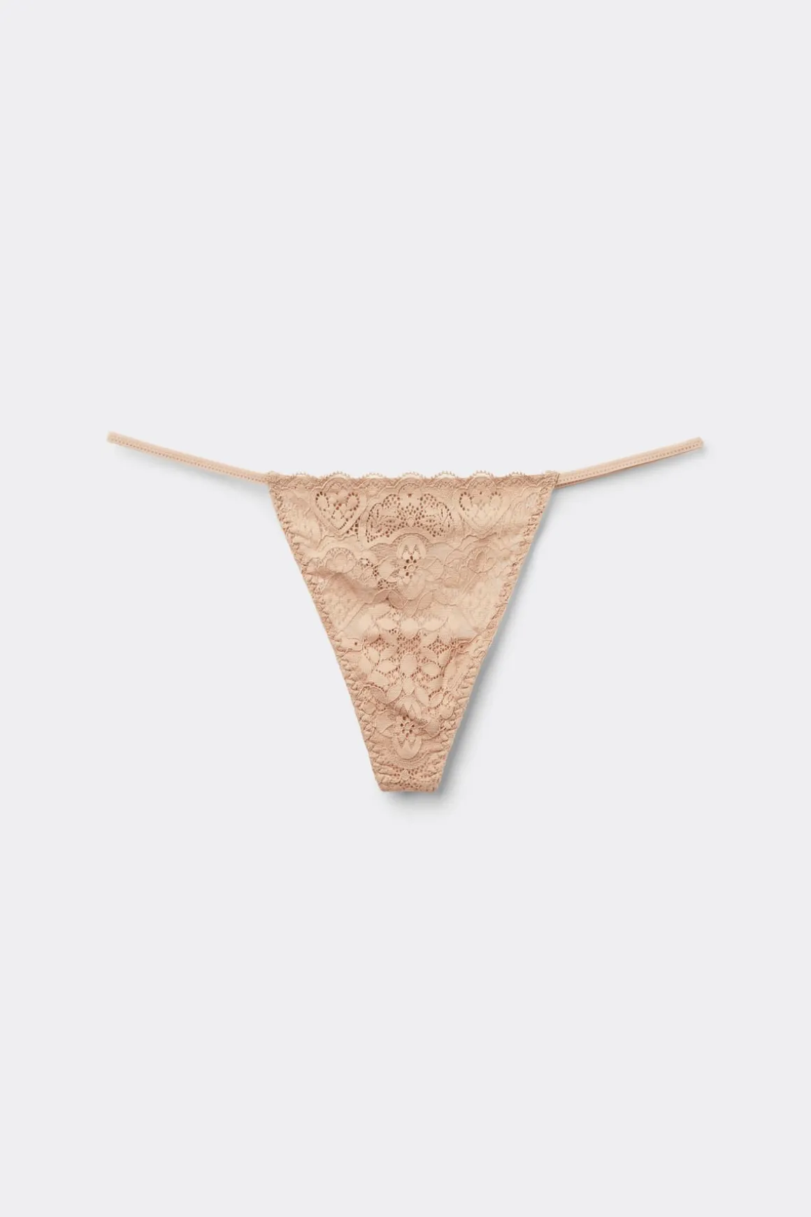 Tanga de Tira Lateral de Encaje