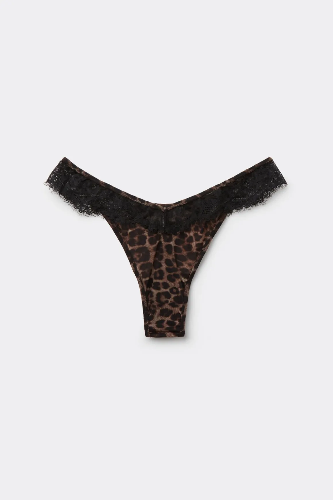 Tanga Estilo Años 80 Luxurious Leopard