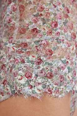 Top de Encaje Floral Romance