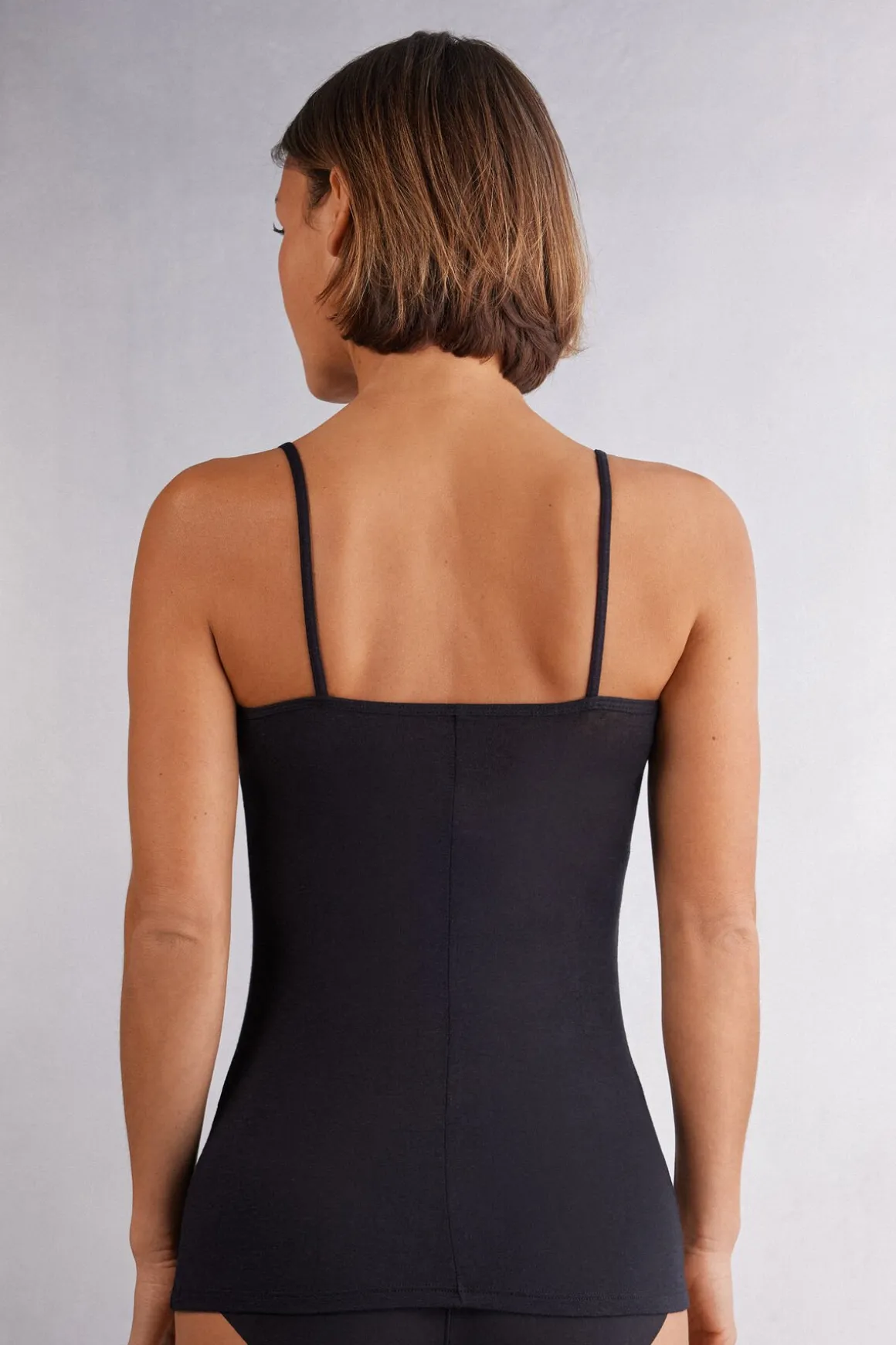 Top de Modal Ultraligero con Cashmere y Encaje