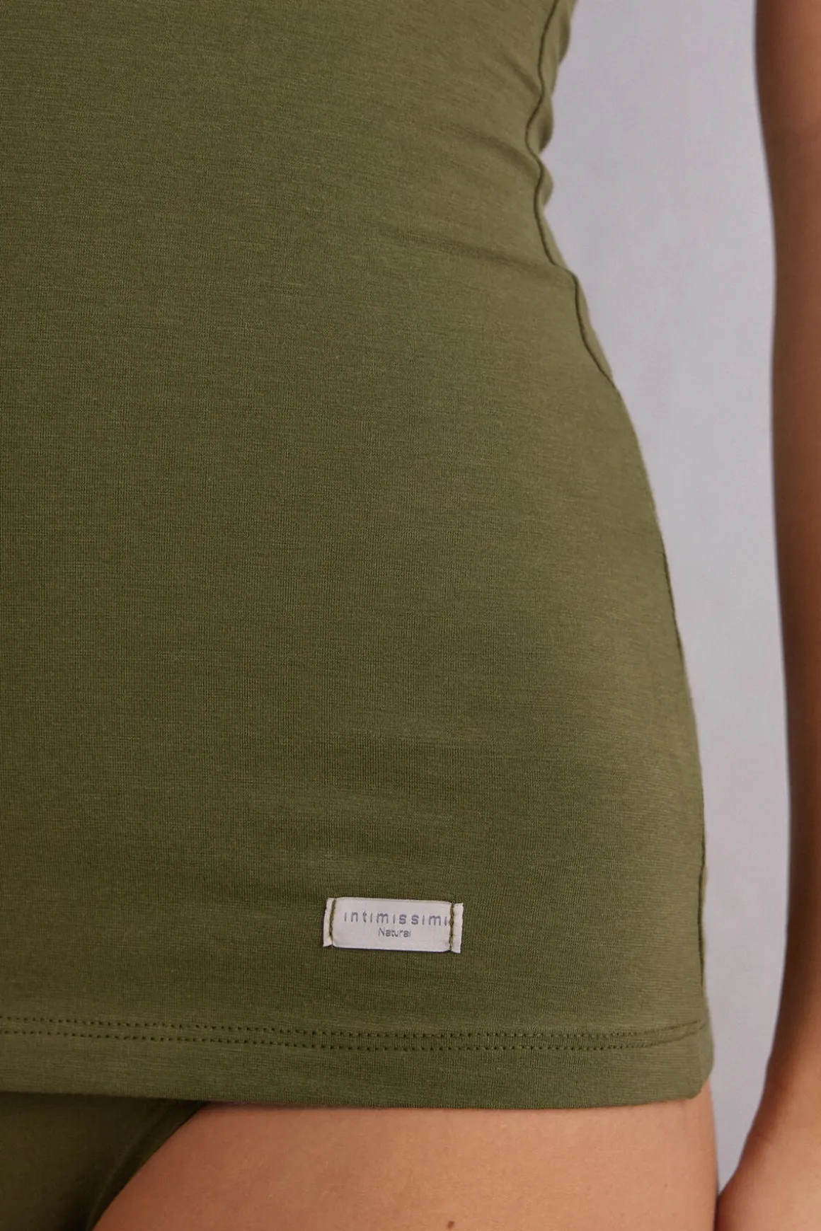 Top de tirantes para mujer de algodón