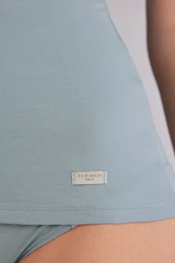 Top de tirantes para mujer de algodón