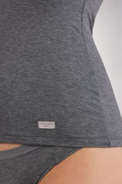 Top de tirantes para mujer de algodón