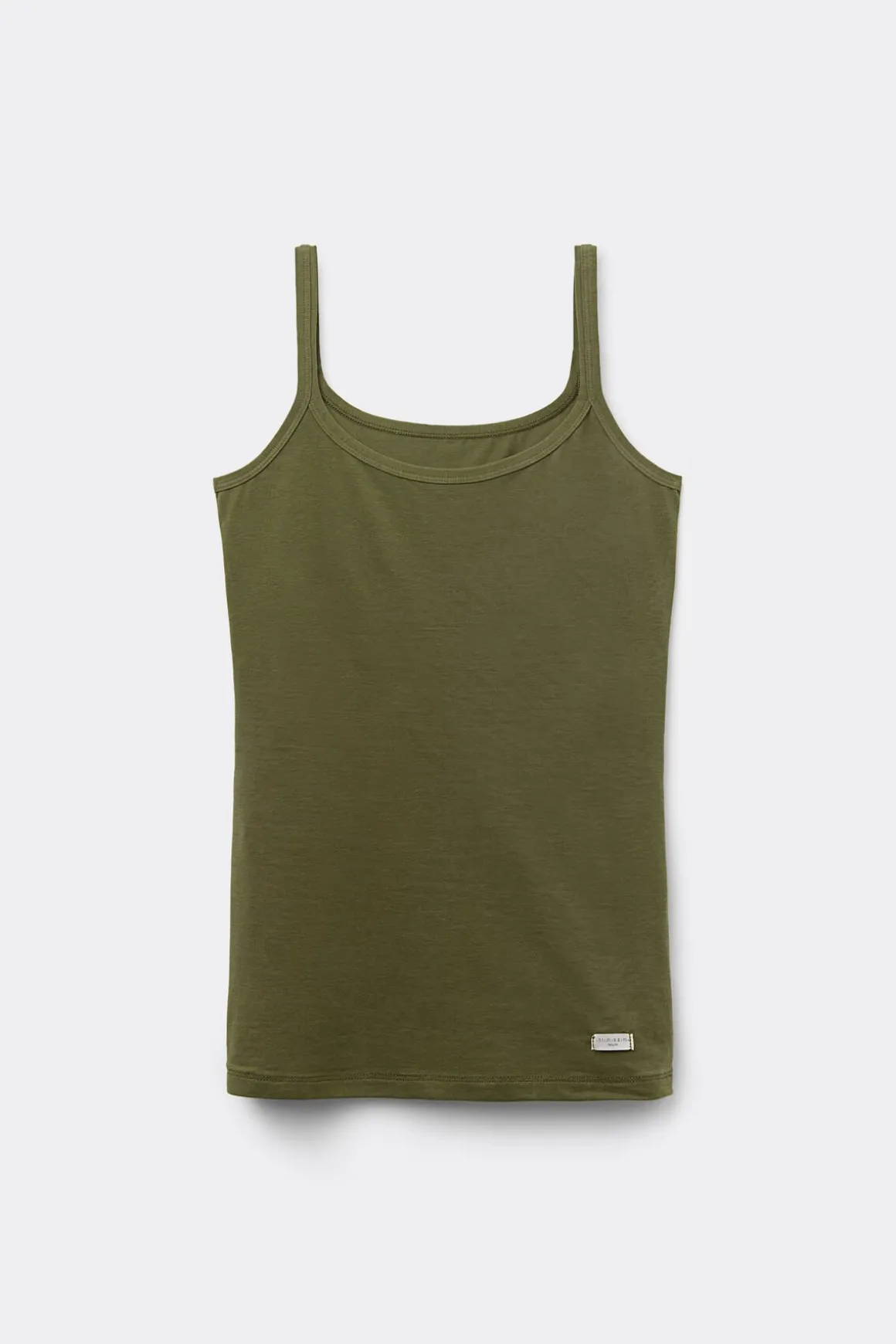 Top de tirantes para mujer de algodón