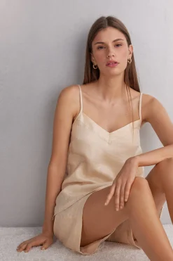 Top en Tela de Lino