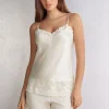 Top Tirantes Finos Seda Pretty Flowers