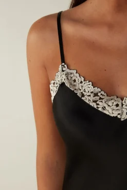 Top Tirantes Finos Seda Pretty Flowers