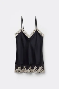 Top Tirantes Finos Seda Pretty Flowers